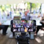 08.07.2021. Busko-Zdrój. Kawiarenka Festiwalowa / Wiktor Taszłow / Radio Kielce