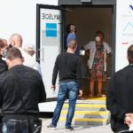 10.07.2021. Kielce. Świętokrzyski Urząd Wojewódzki. Akcja „Zaszczep się w wakacje” / Wiktor Taszłow / Radio Kielce