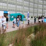 10.07.2021. Kielce. Świętokrzyski Urząd Wojewódzki. Akcja „Zaszczep się w wakacje” / Wiktor Taszłow / Radio Kielce