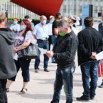 10.07.2021. Kielce. Świętokrzyski Urząd Wojewódzki. Akcja „Zaszczep się w wakacje” / Wiktor Taszłow / Radio Kielce