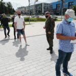 10.07.2021. Kielce. Świętokrzyski Urząd Wojewódzki. Akcja „Zaszczep się w wakacje” / Wiktor Taszłow / Radio Kielce