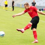 10.07.2021. Kielce. Sparing Korony Kielce z RTS Widzew Łódź / Wiktor Taszłow / Radio Kielce
