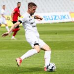 10.07.2021. Kielce. Sparing Korony Kielce z RTS Widzew Łódź / Wiktor Taszłow / Radio Kielce