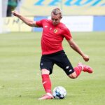 10.07.2021. Kielce. Sparing Korony Kielce z RTS Widzew Łódź / Wiktor Taszłow / Radio Kielce