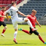 10.07.2021. Kielce. Sparing Korony Kielce z RTS Widzew Łódź / Wiktor Taszłow / Radio Kielce