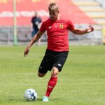 10.07.2021. Kielce. Sparing Korony Kielce z RTS Widzew Łódź / Wiktor Taszłow / Radio Kielce