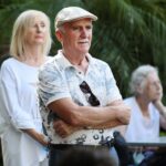 10.07.2021. Busko-Zdrój. Kawiarenka Festiwalowa / Wiktor Taszłow / Radio Kielce