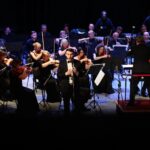 11.07.2021. Busko-Zdrój. Festiwal im. Krystyny Jamroz. Gala finałowa. Na zdjęciu (w środku): Krystian Ochman – tenor / Wiktor Taszłow / Radio Kielce