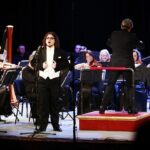 11.07.2021. Busko-Zdrój. Festiwal im. Krystyny Jamroz. Gala finałowa. Na zdjęciu (w środku): Bartosz Nowak - tenor / Wiktor Taszłow / Radio Kielce