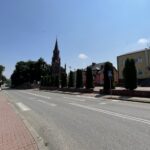 16.07.2021. Iwaniska. Centrum miejscowości / Emilia Sitarska / Radio Kielce