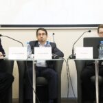 02.07.2021 Kielce. Przystanek Historia IPN. Konferencja poświęcona pogromowi kieleckiemu. Na zdjęciu od lewej: prof. Marek Wierzbicki, dr Tomasz Domański i Mateusz Lisak - delegatura IPN w Kielcach / Jarosław Kubalski / Radio Kielce