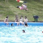 06.07.2021 Kielce. Wakacje. Lato w mieście. Basen przy ulicy Szczecińskiej / Jarosław Kubalski / Radio Kielce