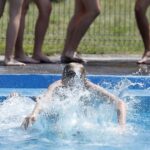 06.07.2021 Kielce. Wakacje. Lato w mieście. Basen przy ulicy Szczecińskiej / Jarosław Kubalski / Radio Kielce