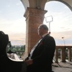 18.07.2021 Kielce. Pałac Biskupów Krakowskich. Koncert "Chopinowskie Inspiracje". Artur Jaroń / Jarosław Kubalski / Radio Kielce