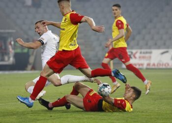 04.06.2021. Kielce. 33. kolejka Fortuna 1 Ligi: Korona Kielce - Widzew Łódź / Jarosław Kubalski / Radio Kielce