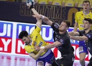 07.04.2021. Kielce. 1/8 finału Ligi Mistrzów: Łomża Vive Kielce - HBC Nantes / Jarosław Kubalski / Radio Kielce