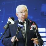 05.07.2021 Kielce. PŚk. Konferencja przed zawodami łazików marsjańskich. Poseł PiS Krzysztof Lipiec / Jarosław Kubalski / Radio Kielce