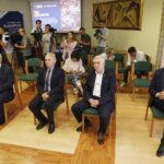 05.07.2021 Kielce. PŚk. Konferencja przed zawodami łazików marsjańskich. Na zdjęciu od lewej