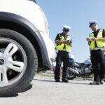 06.07.2021 Kielce. Policja. Akcja "Nie rozlewaj krwi na drodze". Policjanci zachęcali kierowców do oddawania krwi / Jarosław Kubalski / Radio Kielce