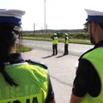 06.07.2021 Kielce. Policja. Akcja "Nie rozlewaj krwi na drodze". Policjanci zachęcali kierowców do oddawania krwi / Jarosław Kubalski / Radio Kielce