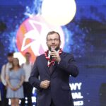 17.07.2021. Kielce. 48. Harcerski Festiwal Kultury Młodzieży Szkolnej. Minister Rolnictwa i Rozwoju Wsi Grzegorz Puda / Jarosław Kubalski / Radio Kielce