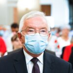 18.07.2021 Włoszczowa. Msza za Ojczyznę. Poseł Prawa i Sprawiedliwości Krzysztof Lipiec / Jarosław Kubalski / Radio Kielce