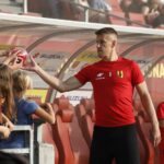 18.07.2021. Kielce. Prezentacja zawodników Korony Kielce w nowych strojach. Na zdjęciu Jacek Podgórski  / Jarosław Kubalski / Radio Kielce