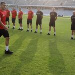 18.07.2021. Kielce. Prezentacja zawodników Korony Kielce w nowych strojach. Na zdjęciu Zvonimir Petrovic / Jarosław Kubalski / Radio Kielce