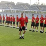 18.07.2021. Kielce. Prezentacja zawodników Korony Kielce w nowych strojach. Na zdjęciu Maciej Bortniczuk  / Jarosław Kubalski / Radio Kielce