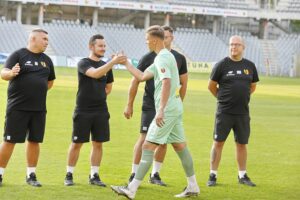 18.07.2021. Kielce. Prezentacja zawodników Korony Kielce w nowych strojach / Jarosław Kubalski / Radio Kielce