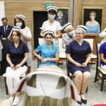 20.07.2021 Kielce. Collegium Medicum UJK. Czepkowanie nowych pielęgniarek i położnych / Jarosław Kubalski / Radio Kielce