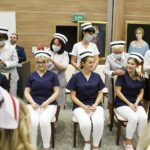20.07.2021 Kielce. Collegium Medicum UJK. Czepkowanie nowych pielęgniarek i położnych / Jarosław Kubalski / Radio Kielce