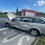 28.07.2021. Kielce. Zderzenie karetki na ulicy Grunwaldzkiej / Wiktor Taszłow / Radio Kielce