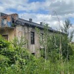 11.07.2021. Jędrzejów. Miejsce gdzie stał budynek niemieckiej katowni / Dionizy Krawczyński / Radio Kielce