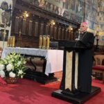 18.07.2021. Sandomierz. Festiwal Muzyki klasycznej "Ucho Igielne". Koncert Polskiej Opery Królewskiej z Zespołem Muzyki Dawnej oraz wybitną sopranistką Anną Radziejewską. Na zdjęciu: Krzysztof Nitkiewicz - biskup sandomierski / Grażyna Szlęzak-Wójcik / Radio Kielce