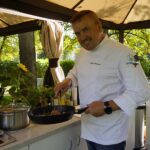 21.07.2021. Letnia kuchnia Radia Kielce. Kosmiczna środa. Na zdjęciu Michał Markowicz - Polska Inicjatywa Kulinarna, Zespół Szkół Przemysłu Spożywczego w Kielcach / Anna Kwapisz / Radio Kielce