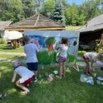 08.07.2021. Nowe. Plener malarski dla dzieci / Emilia Sitarska / Radio Kielce