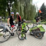 25.07.2021. Ostrowiec Świętokrzyski. Rowerowe wakacje w Parku Miejskim / Emilia Sitarska / Radio Kielce