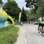 25.07.2021. Ostrowiec Świętokrzyski. Rowerowe wakacje w Parku Miejskim / Emilia Sitarska / Radio Kielce