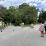 25.07.2021. Ostrowiec Świętokrzyski. Rowerowe wakacje w Parku Miejskim / Emilia Sitarska / Radio Kielce