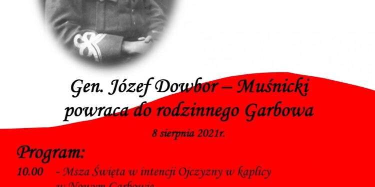 Gen. Józef Dowbor-Muśnicki powraca do rodzinnego Grabowa - Radio Kielce