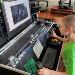 21.07.2021. Kielce. Koło Naukowe „CODEPRO Space” Politechniki Dziecięcej / Daniel Lenart / Radio Kielce