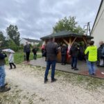 03.07.2021. Ruda Kościelna. Tereny XVIII-wiecznego dworu. Spacer historyczno-krajoznawczy / Emilia Sitarska / Radio Kielce