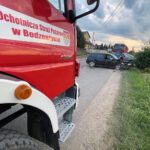 24.07.2021. Wilków. Zderzenie dwóch aut osobowych / Wiktor Taszłow / Radio Kielce