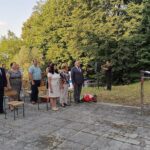 24.07.2021. Pomnik bohaterów Republiki Pińczowskiej. Obchody 77. rocznicy utworzenia Republiki Pińczowskiej / Marta Gajda / Radio Kielce