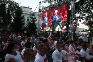 16.08.2020. Kielce. Koncert "Polska dziękuje. W świętokrzyskim pieśń się niesie" / Wiktor Taszłow / Radio Kielce