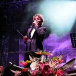 16.08.2020. Kielce. Koncert "Polska dziękuje. W świętokrzyskim pieśń się niesie". Na zdjęciu: Piotr Rubik / Wiktor Taszłow / Radio Kielce