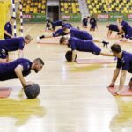 02.08.2021 Kielce. Trening piłkarzy ręcznych Vive Łomża Kielce / Jarosław Kubalski / Radio Kielce