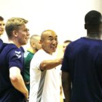 02.08.2021 Kielce. Trening piłkarzy ręcznych Vive Łomża Kielce. W środku trener Talant Dujszebajew / Jarosław Kubalski / Radio Kielce