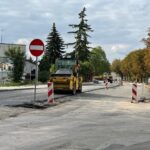 25.08.2021. Kielce. Remont ulicy Żeromskiego / Wiktor Taszłow / Radio Kielce